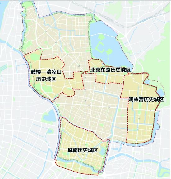 南京已確定城南、明故宮、鼓樓-清涼山、北京東路四個(gè)歷史城區(qū)